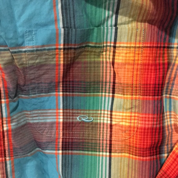 Roper Bright Plaid Country Western Button Up Shirt Long Sleeved Mens 2XL Resale - Picture 3 of 16